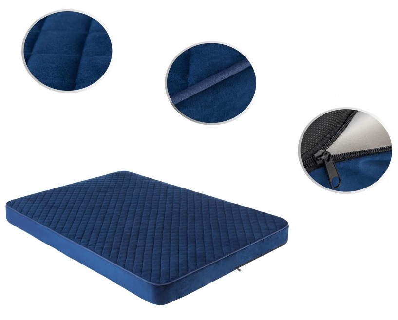 Matrace Premium Velvet modrá 05